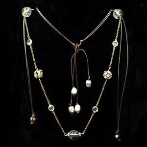 J CREW NECKLACE & UNBRANDED NECKLACE SET - JSTCBC1